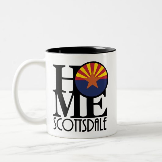 Tasse 2 Couleurs ACCUEIL Scottsdale Arizona 11oz (Gauche)
