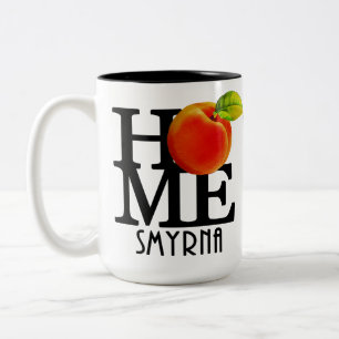 Tasse 2 Couleurs ACCUEIL Smyrna Géorgie 15oz