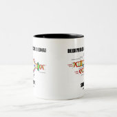 Tasse 2 Couleurs Acide Désoxyribonucléique (ADN) Stude De Vie (Centre)