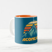 Tasse 2 Couleurs Aconcagua Retro Turquoise (Devant gauche)