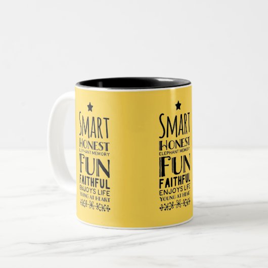 Tasse 2 Couleurs Acronyme de Sheffey (Devant gauche)