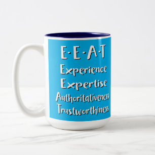 Tasse 2 Couleurs Acronyme E-E-A-T SEO