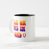 Tasse 2 Couleurs Activer le réglage dans l'envoi (Devant gauche)