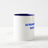 Tasse 2 Couleurs Actuaires/tasse roche de profession/profession (Centre)