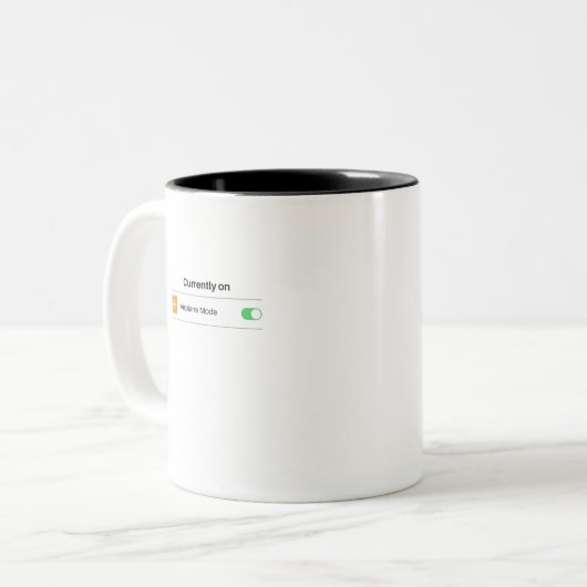 Tasse 2 Couleurs Actuellement en mode avion (Devant gauche)
