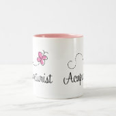 Tasse 2 Couleurs Acupuncteur rose mignon (Centre)