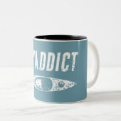 Tasse 2 Couleurs Addict Kayak (Devant droit)