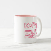 Tasse 2 Couleurs Addict Kpop (Devant droit)