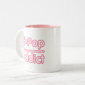 Tasse 2 Couleurs Addict Kpop (Devant gauche)