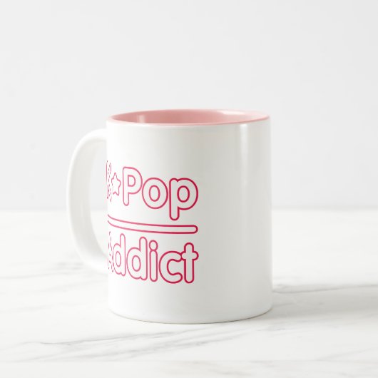 Tasse 2 Couleurs Addict Kpop (Devant gauche)