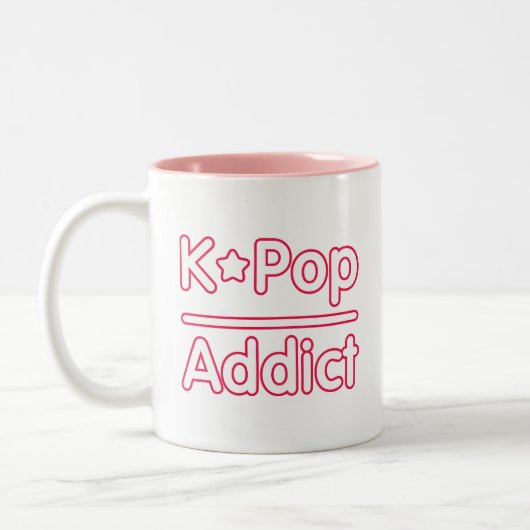 Tasse 2 Couleurs Addict Kpop (Gauche)