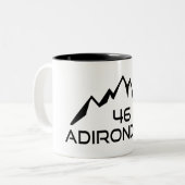 Tasse 2 Couleurs Adirondack 46 Montagnes (Devant gauche)