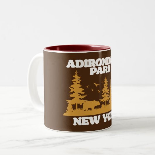 Tasse 2 Couleurs Adirondack Park (Devant gauche)