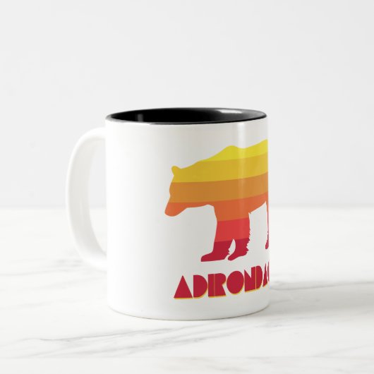 Tasse 2 Couleurs Adirondacks Bear (Devant gauche)