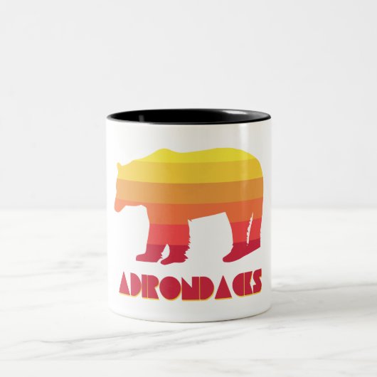 Tasse 2 Couleurs Adirondacks Bear (Centre)