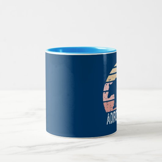 Tasse 2 Couleurs Adirondacks Retro Bear (Centre)