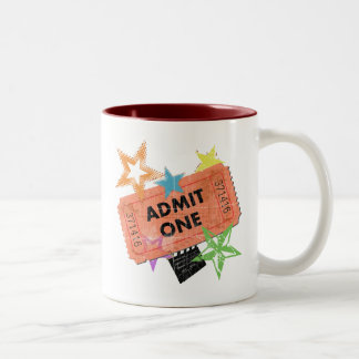 TASSE 2 COULEURS ADMETTEZ UN BILLET DE FILM
