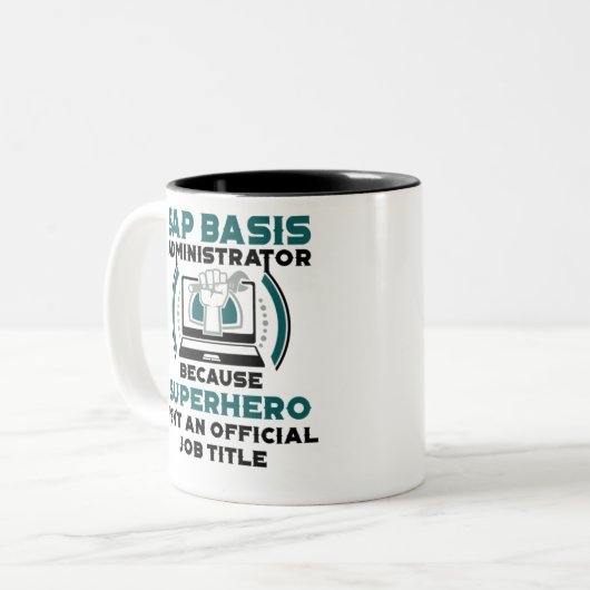 Tasse 2 Couleurs Administrateur SAP Basis (Devant gauche)
