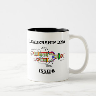 Tasse 2 Couleurs ADN de leadership à l'intérieur (réplication de