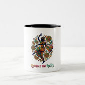 Tasse 2 Couleurs Adopter la danse Roots (Centre)