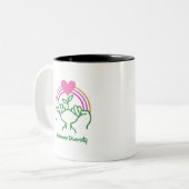 Tasse 2 Couleurs Adopter la diversité (Devant gauche)