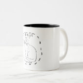 Tasse 2 Couleurs Adoptez un humain (Devant droit)
