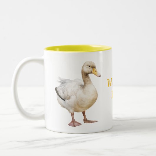 Tasse 2 Couleurs Adorable Duck (Gauche)