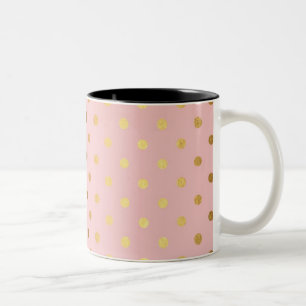 Tasse 2 Couleurs Adorable Faux Pois d'or