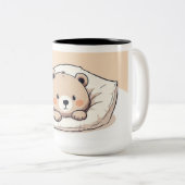 Tasse 2 Couleurs "Adorable kawaii bear (Devant droit)