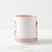Tasse 2 Couleurs Adorable Panda Love - Personnalisé (Centre)