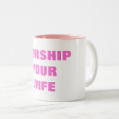 TASSE 2 COULEURS ADOREZ VOTRE ÉPOUSE (Devant droit)