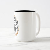 TASSE 2 COULEURS ADULTE REQUIERT CAFÉ - L'AMOUR DU CAFÉ (Devant droit)