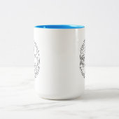 Tasse 2 Couleurs Adulte Responsable - Circulaire Gallifreyan (Centre)