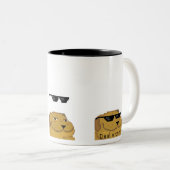 Tasse 2 Couleurs Affaire avec elle chien (Devant droit)