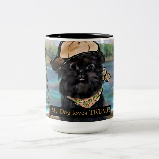 Tasse 2 Couleurs Affenpinscher (Centre)