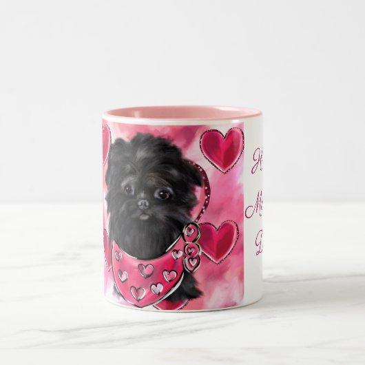 Tasse 2 Couleurs Affenpinscher (Centre)