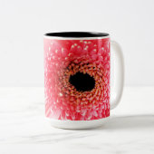Tasse 2 Couleurs Affiche de Gerbera Daisy (Devant droit)