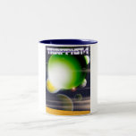 Tasse 2 Couleurs Affiche de science-fiction TRAPPIST-1.<br><div class="desc">Poster de science-fiction TRAPPIST-1 avec son système de plusieurs planètes.</div>