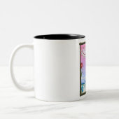 Tasse 2 Couleurs Affiche de vacances à Nevis. (Gauche)