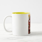 Tasse 2 Couleurs Affiche de voyage de Capertee Valley Australie (Gauche)