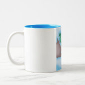 Tasse 2 Couleurs Affiche de voyage de Falster Island Danemark. (Gauche)