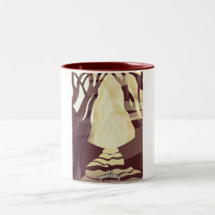 Tasse 2 Couleurs Affiche de voyage de Manille Philippines.