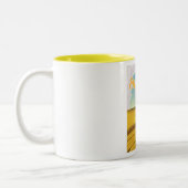 Tasse 2 Couleurs Affiche de voyage de moissonneuse-batteuse d'Angle (Gauche)