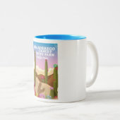Tasse 2 Couleurs Affiche de voyage du Parc d'état du désert d'Anza- (Devant droit)