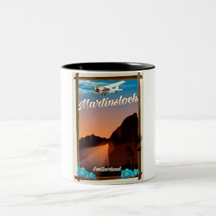 Tasse 2 Couleurs Affiche de voyage Martinsloch Suisse
