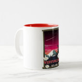 Tasse 2 Couleurs affiche de voyage Vesturland Islande (Devant gauche)