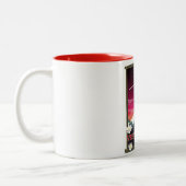 Tasse 2 Couleurs affiche de voyage Vesturland Islande (Gauche)