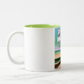 Tasse 2 Couleurs Affiche mexicaine Playa Norte (Gauche)