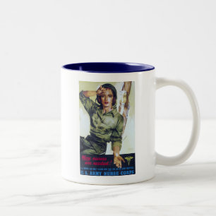 Tasse 2 Couleurs Affiche nécessaire de recrutement d'infirmières