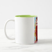 Tasse 2 Couleurs Affiche paysagère d'Occitanie France (Gauche)